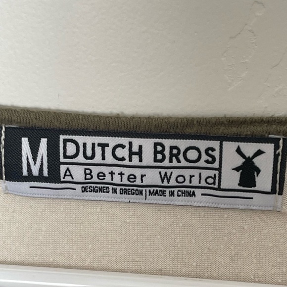 Vintage LIMITED EDITION DUTCH BROS MOTO CLUB Born to Live MEDIUM+LARGE - Picture 7 of 8